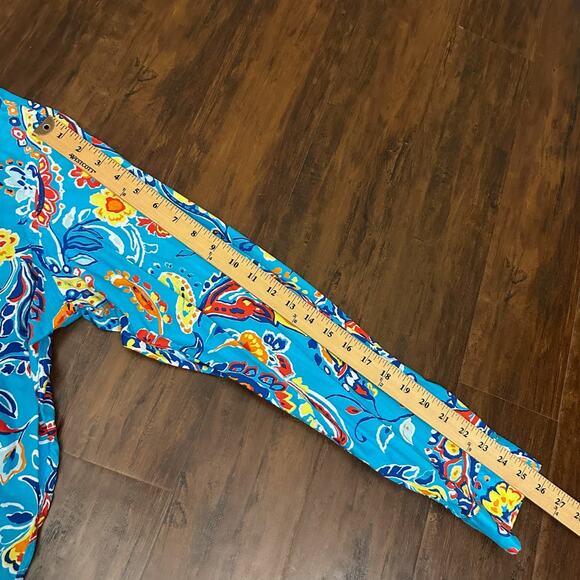 RALPH LAUREN Shirt Colorful Paisley All Over Print Button Down LS Party - Picture 8 of 8